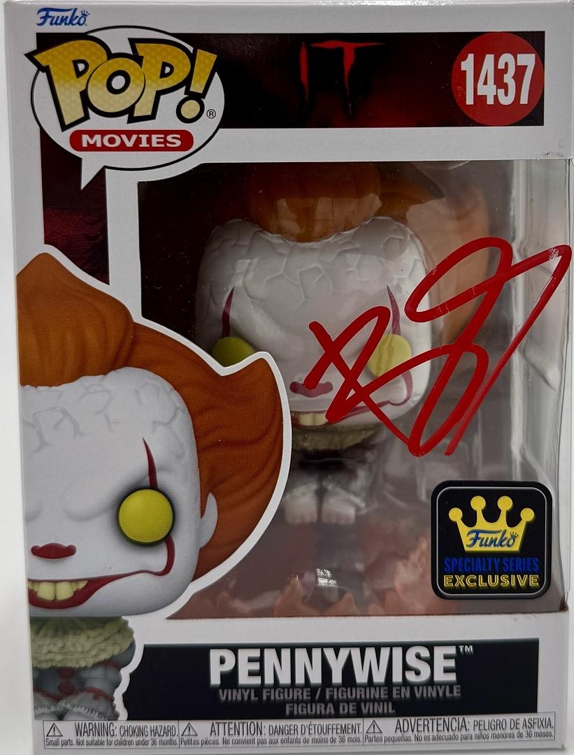 Bill Skarsgard signed "It" Funko Pop #1437 - Beckett COA